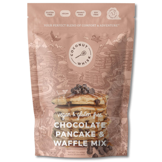 Chocolate Chip Pancake & Waffle Mix - Coconut Whisk Chocolate Chip Pancake & Waffle Mix Baking Mixes