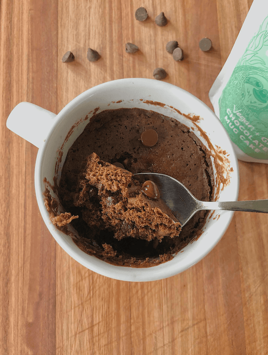 Vegan & Gluten-free Chocolate Zucchini Mug Cake - Coconut Whisk