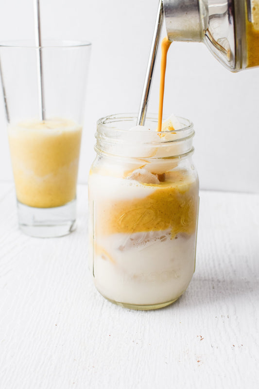 5-Ingredient Iced Turmeric Latte Drink - Coconut Whisk
