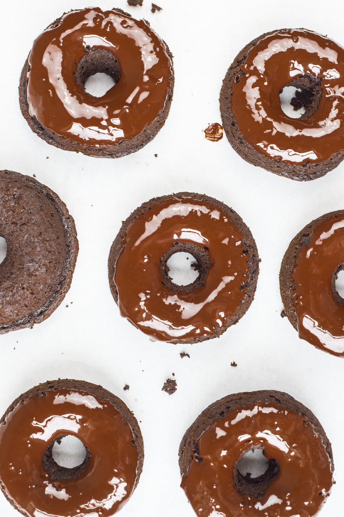Baked Double Chocolate Mini Donut || Gluten-free & Vegan - Coconut Whisk