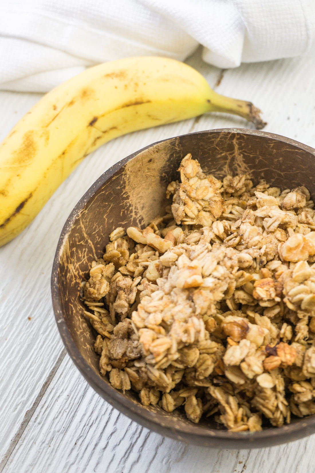 Banana Bread Granola || Vegan and Gluten-Free - Coconut Whisk