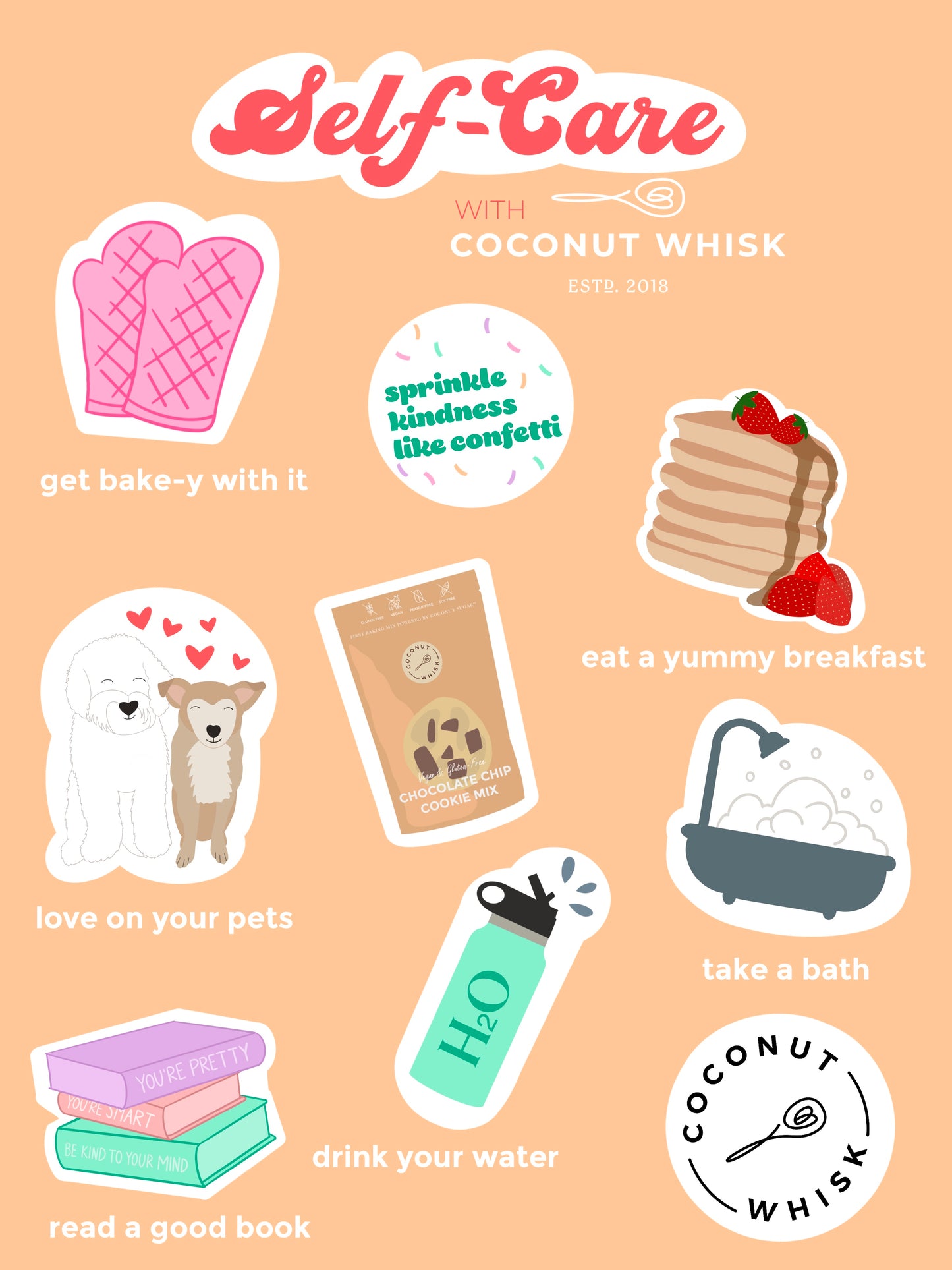 Self-Care Sticker Sheet