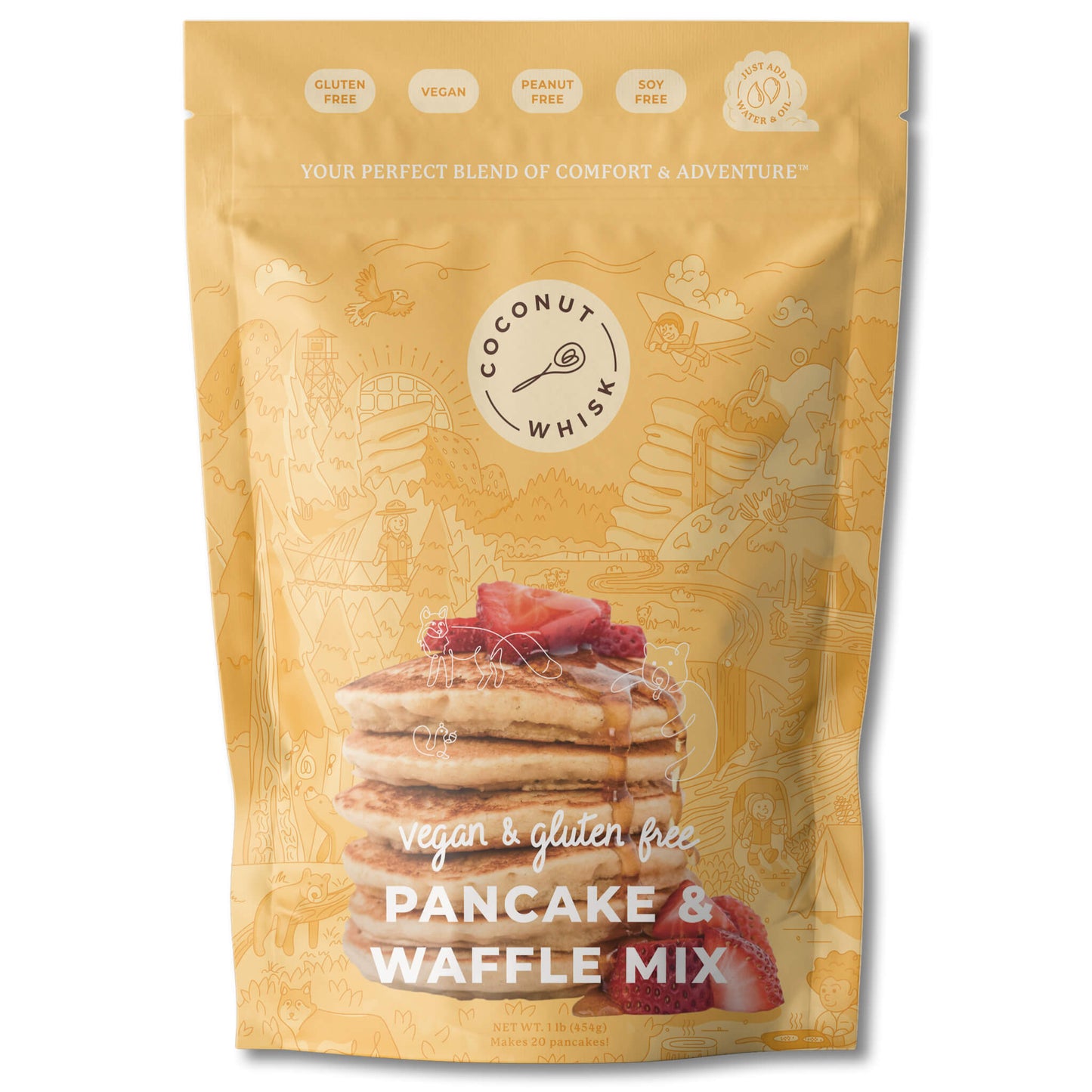 Original Pancake & Waffle Mix - Coconut Whisk Original Pancake & Waffle Mix Baking Mixes