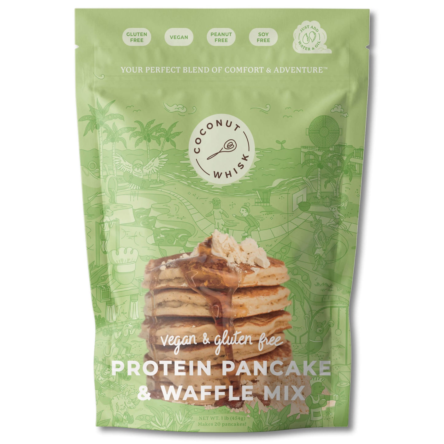 Protein Pancake & Waffle Mix - Coconut Whisk Protein Pancake & Waffle Mix Baking Mixes